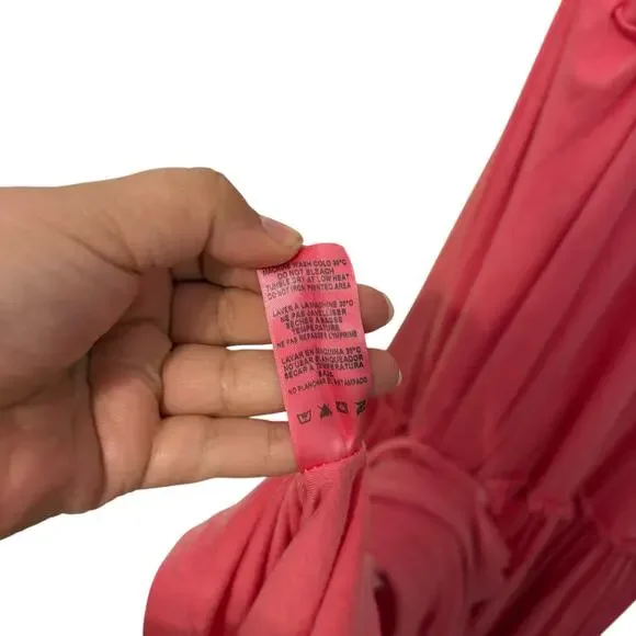 New Anthropologie Sundry Pink Modal Tiered Sleeveless Maxi Dress Size 1 Small - Picture 6 of 8